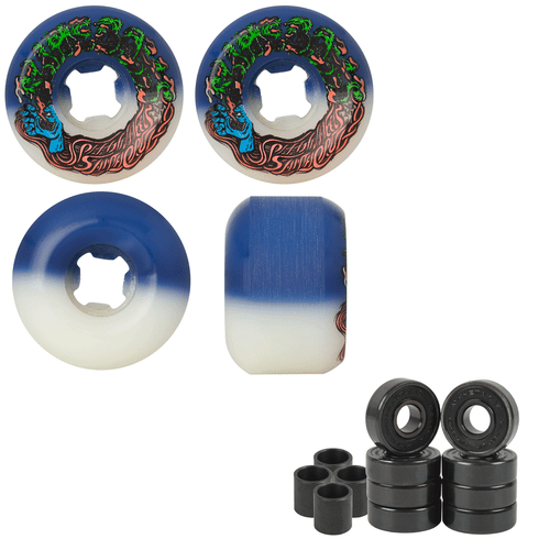 Slime Balls Skateboard Wheels 53mm Hariballs 95A With Amp