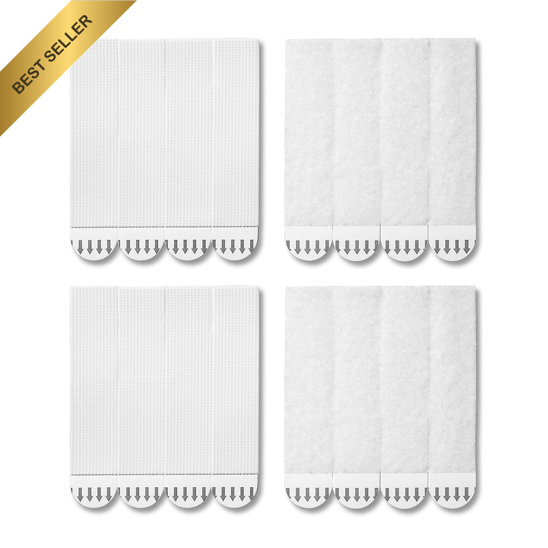 28-Pairs(56 Strips) Large Picture Hanging Strips Heavy Duty, Removable Hook and