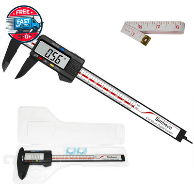 Electronic Digital Caliper,6 Inch/150Mm Caliper Tool Vernier Caliper Di