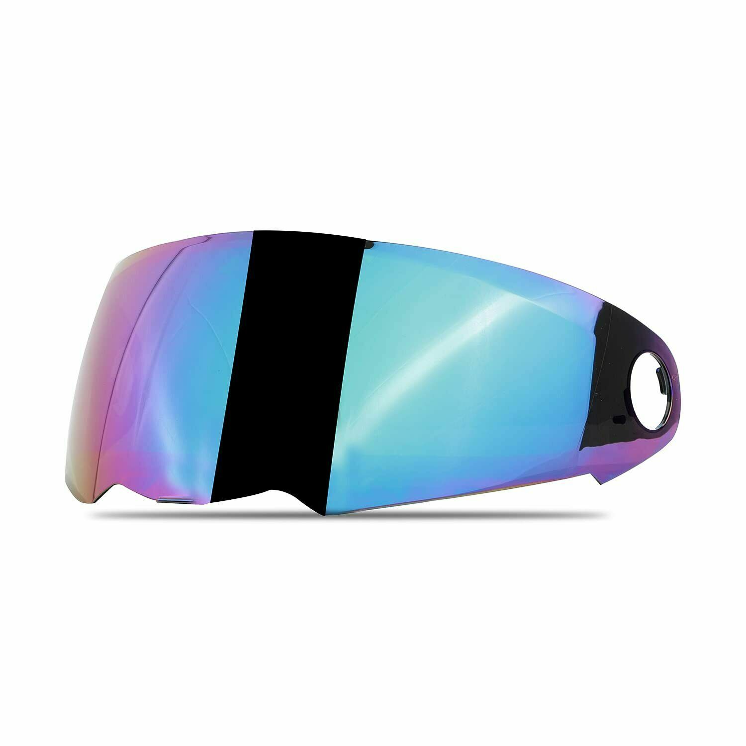 Helmet Visor Chrome Rainbow Visor For Steelbird SBA-1 Model Helmets 