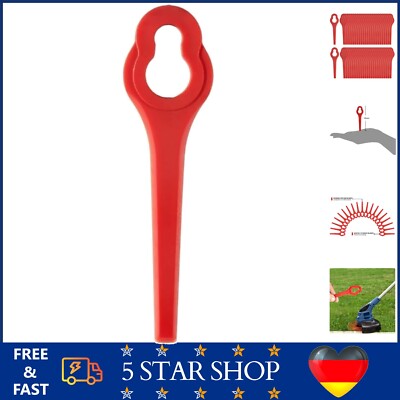 FourShow 50 Stück Ersatzmesser kompatibel für Ferrex Rasentrimmer Aldi Far 2
