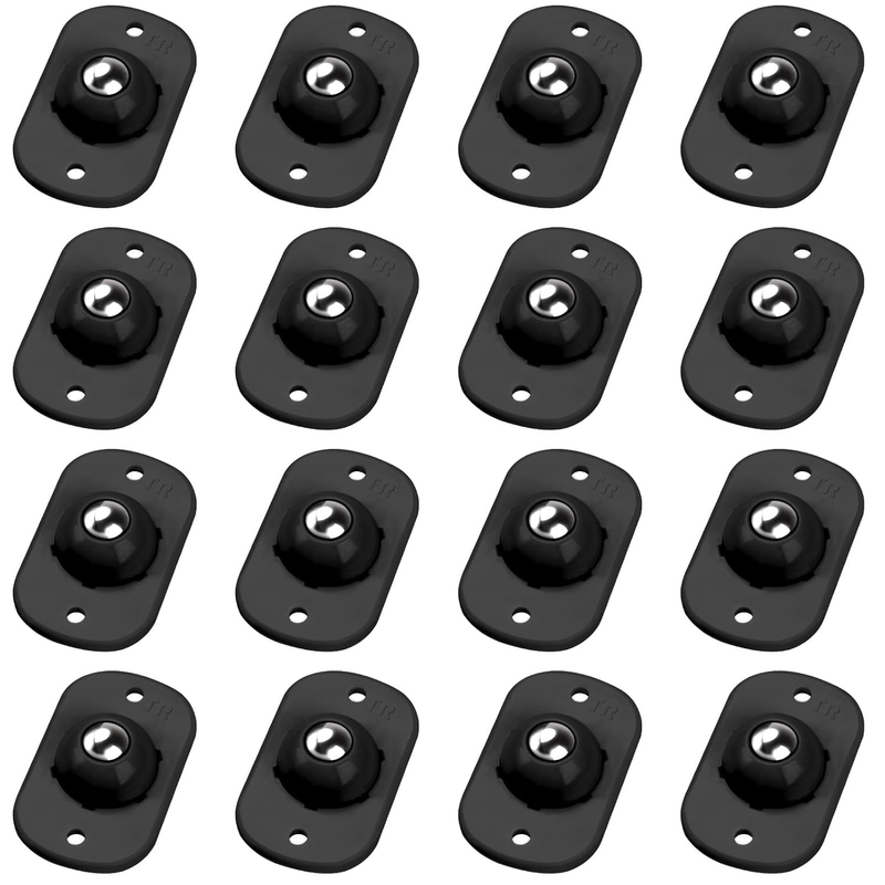 Self Adhesive Caster Wheels, Appliance Rollers for Kitchen Appliances, 360° Swiv