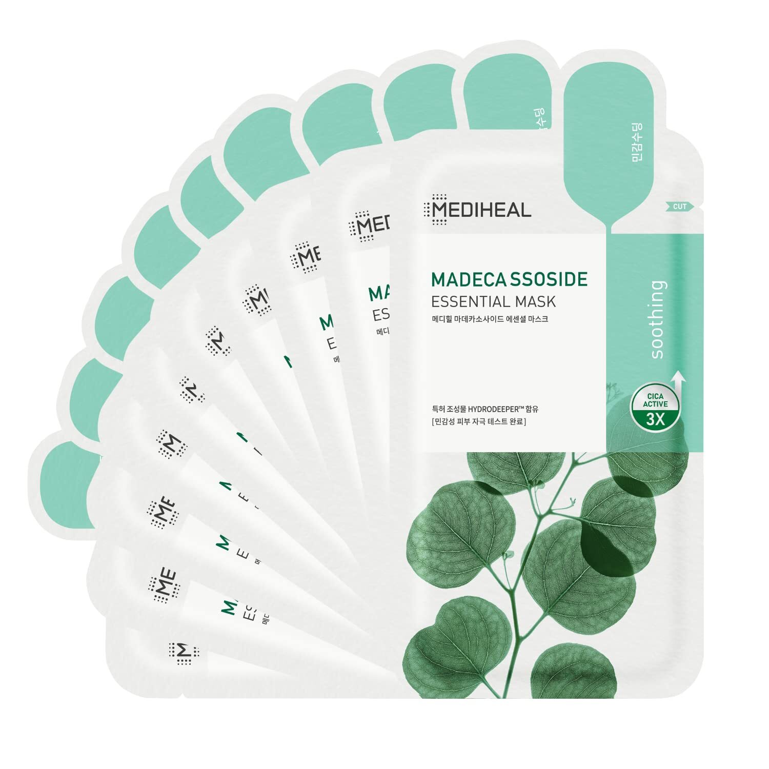 MEDIHEAL The MADECASSOSIDE Essential Mask, 10 шт. в упаковке