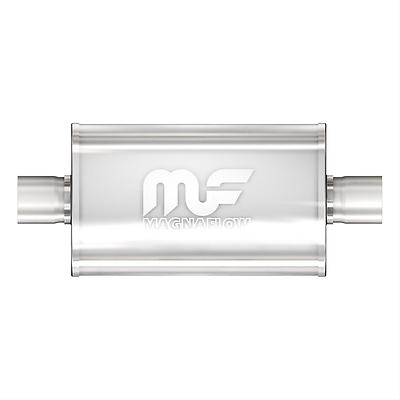 MAGNAFLOW 12216 25quot INCH INLET  OUTLET 5X8quot OVAL MUFFLER CENTER STAINLESS