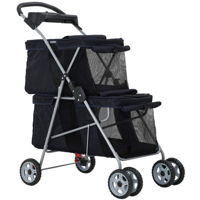 Dog Stroller Cat Pet Carriers Bag Jogger for Small Medium Dogs Cats Travel Campi