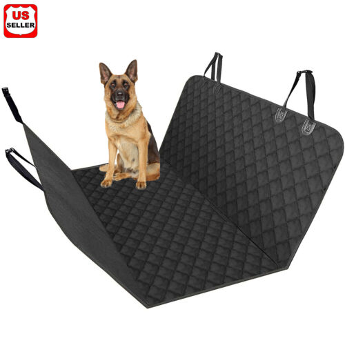 Pet Dog Seat Cover for Truck Suv Car Back Seat Protector Ham
