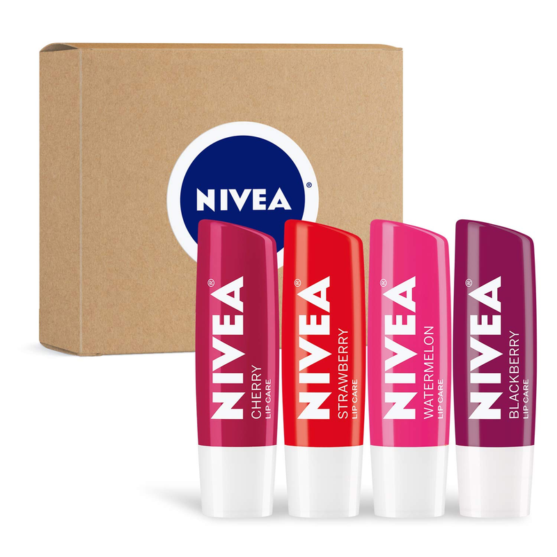 Variety Pack, Tinted Lip Balm, 0.17 Oz, Pack Of 4