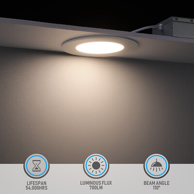20-Pack Ultra-thin 4/6-inch Dimmable Recessed Ceiling Downlight Fixture