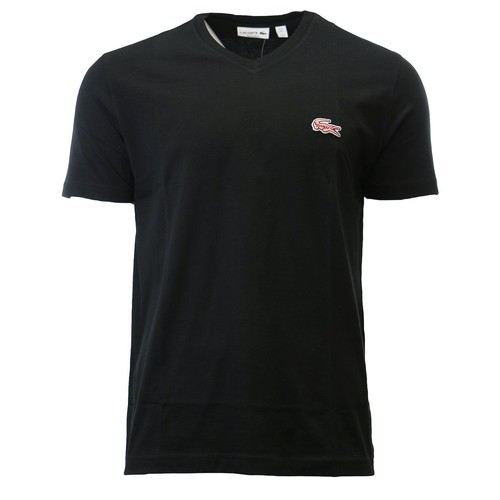 LACOSTE ブラック Tシャツ L Lacoste Classic Fit Cotton T-Shirt Black – Bronx Clothing