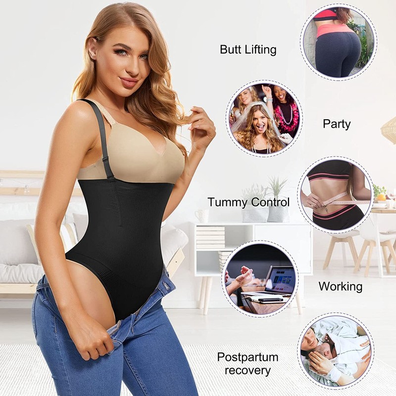 Fajas Colombianas Reductoras Post Surgery Hilo Thong Body Shaper Levanta Cola US