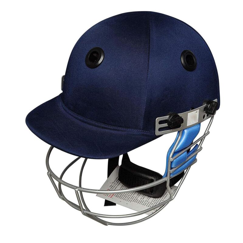 Cricket Helmet Mild Steel Grill For Men & Boys Navy Blue Large Size