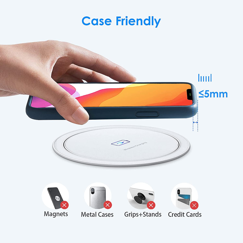 Automatic Pop Up Countertop Outlet with 15W Wireless Charger 4.7'' Pop Up Outlet