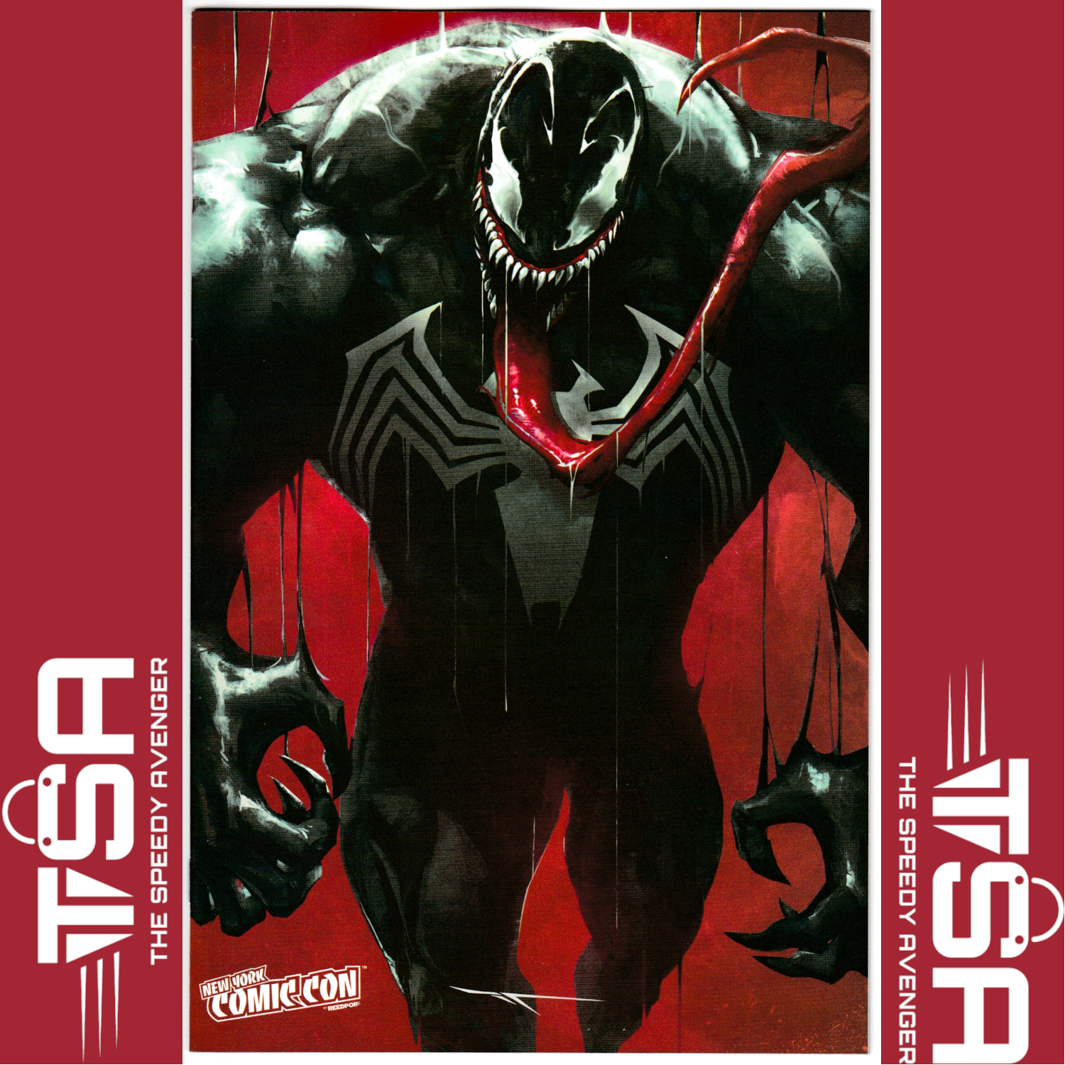 VENOM #9 (Vol 5 2022) Ivan Tao Red Drip Virgin Variant NYCC 2022 Exclusive