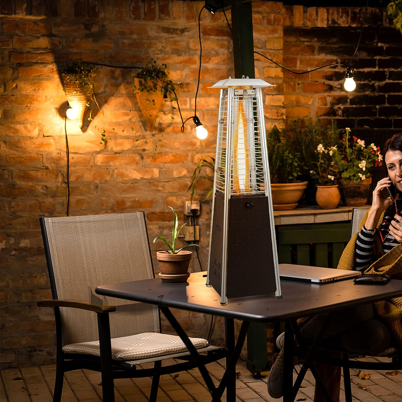 9500 Btu Outdoor Burner Tabletop Heater Flame Protection