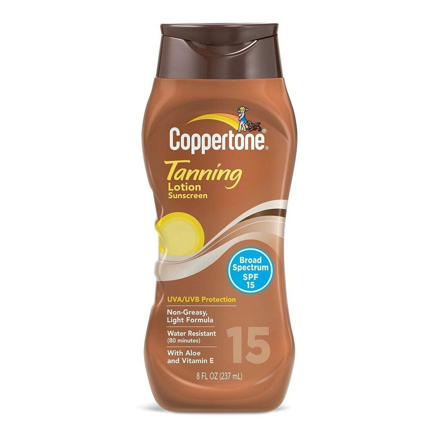 Coppertone Tanning Lotion Sunscreen, SPF 15, 8 OZ | eBay