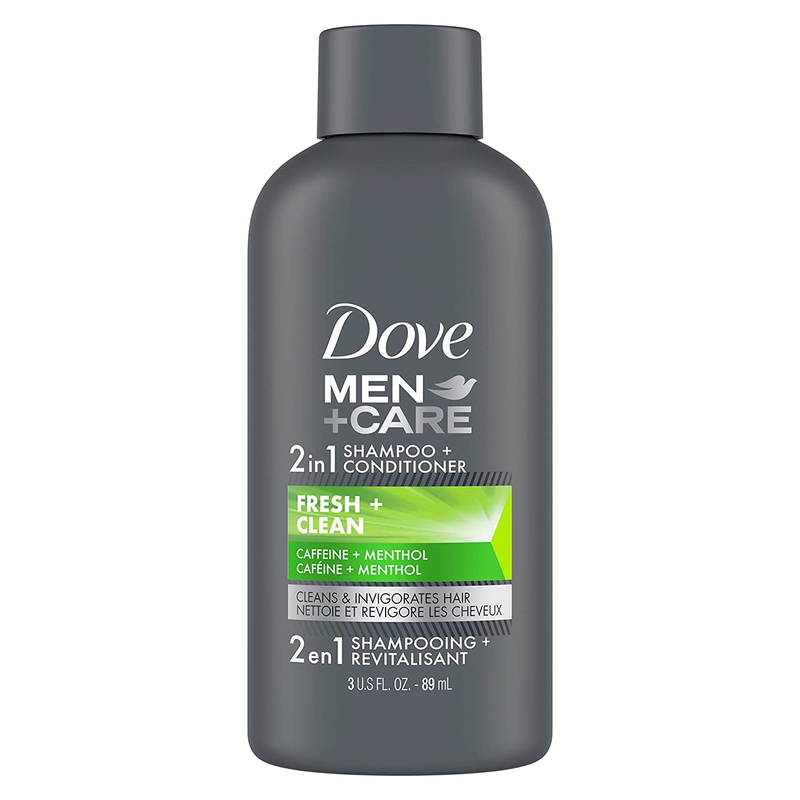 DOVE MEN+CARE Fortifying 2 in 1 Shampoo/Conditioner for Normal to Oily Hair 3Oz