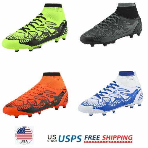 Mens Soccer Shoes High Top Soccer Cleats Football Shoes US s