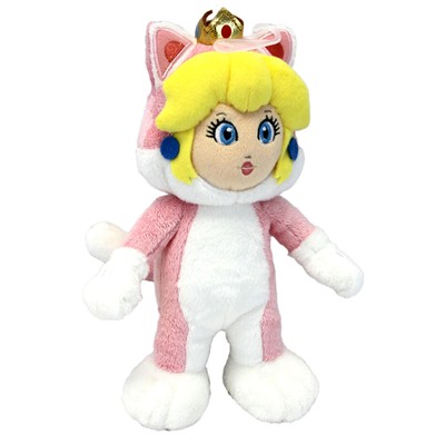 cat peach plush