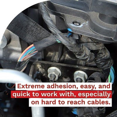 4 Rolls Cloth Tape Wire electrical wiring harness car auto suv truck 19mm*15m