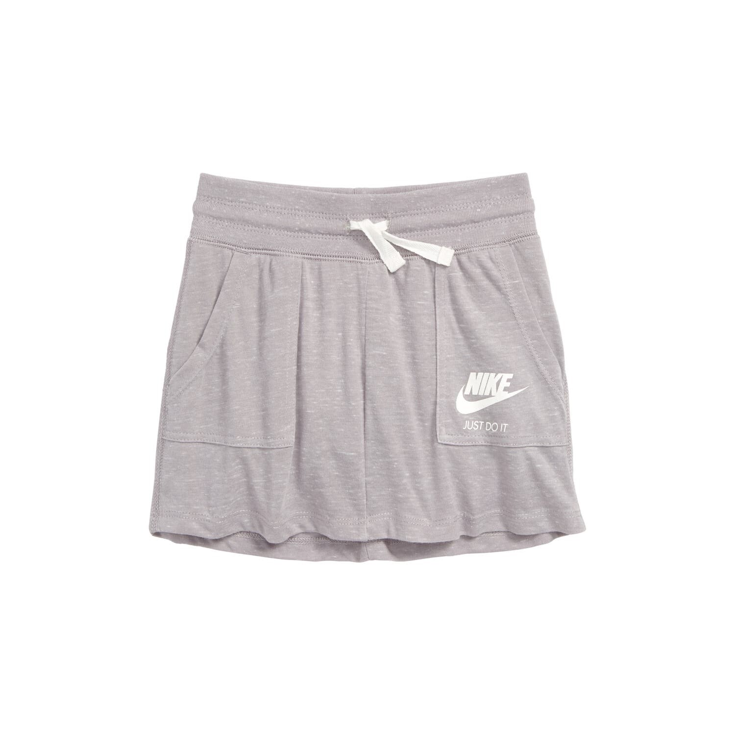 Nike 267682 Girl's Gym Vintage Sport Skort Gray Size 6/M