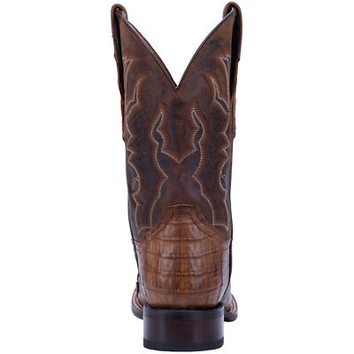 Pre-owned Dan Post Men's Kingsly 11 Inches Caiman Boot Dp4807 In Brown