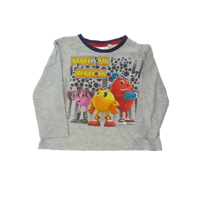 Pacman tee shirt manches longues garçon 3 ans Pacman tee shirt manches longues garçon 3 ans