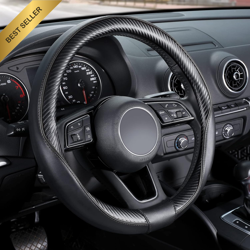 Car Steering Wheel Cover Universal Standard-Size 14 1/2