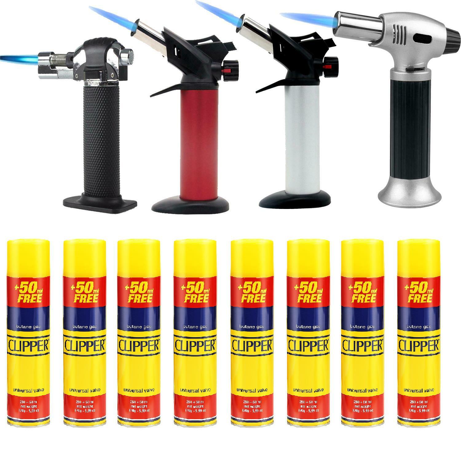 BUTANE REFILLABLE CHEFS BLOW TORCH LIGHTER CULINARY CREME BRULEE