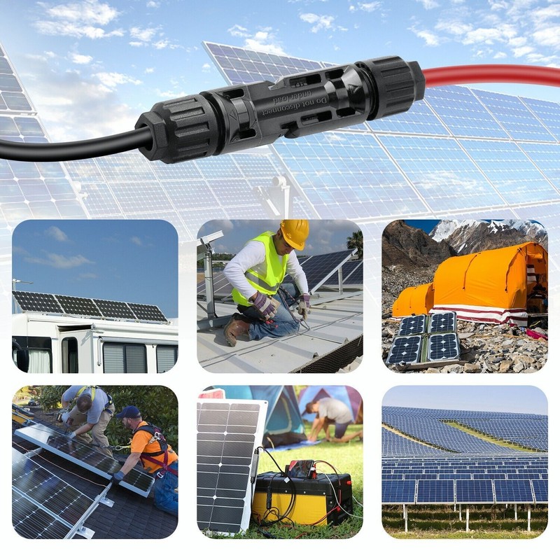 20pcs Waterproof Male Female M/F Wire Cable Connector Set Solar Panel