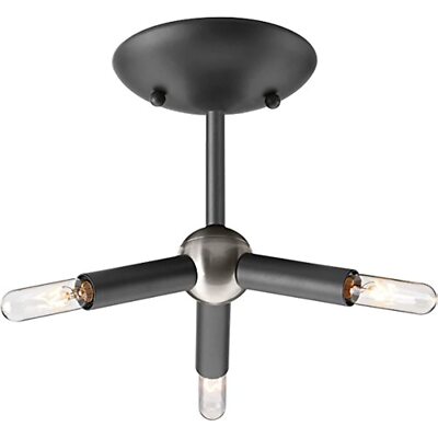Progress Lighting P500015-143 Foton Three-Light Mini-Pendant, Brushed Nickel