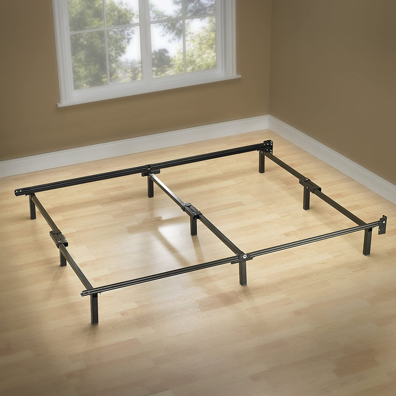 Michelle Compack 9 Leg Support Bed Frame For Box Spring And Mattress Set NEW