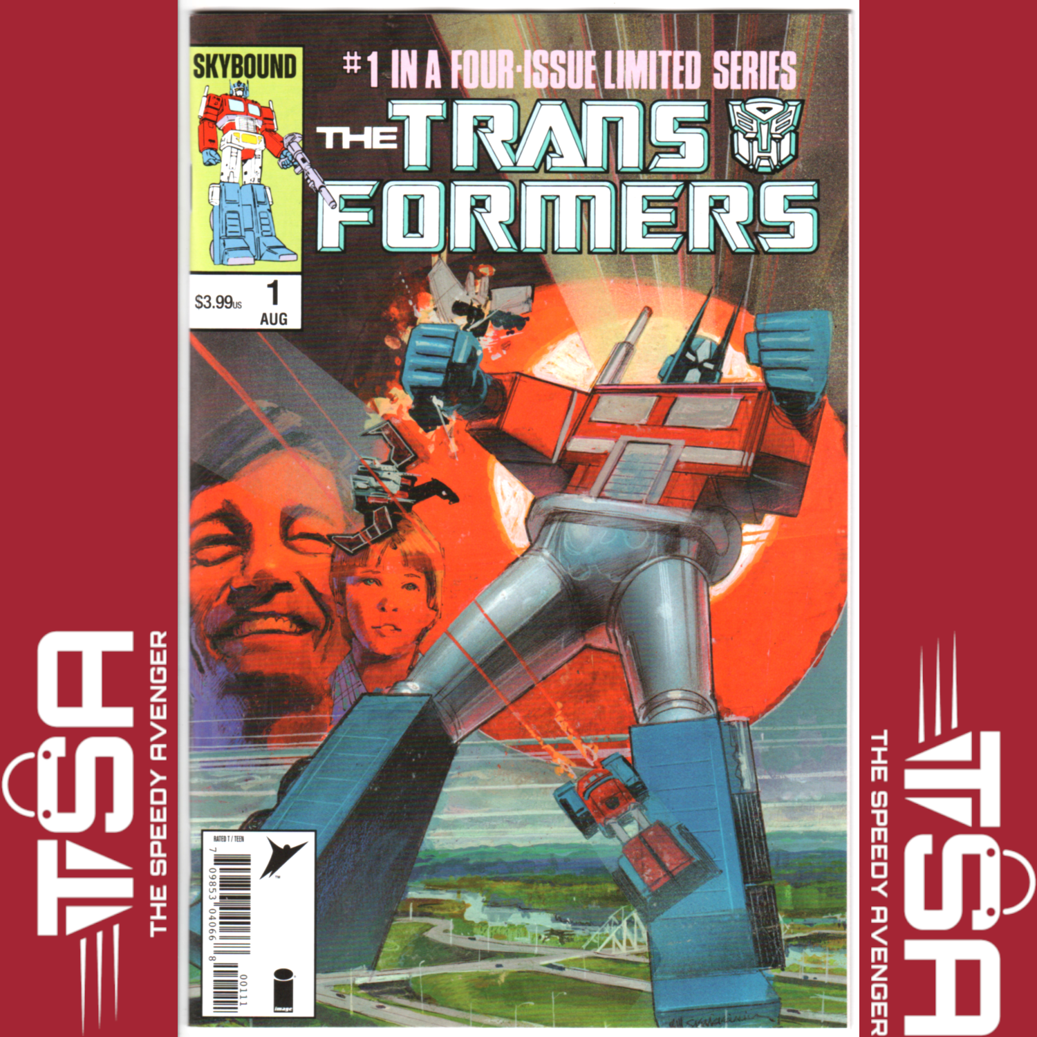 TRANSFORMERS 40TH ANNIVERSARY EDITION #1 Bill Sienkiewicz Facsimile Cover A