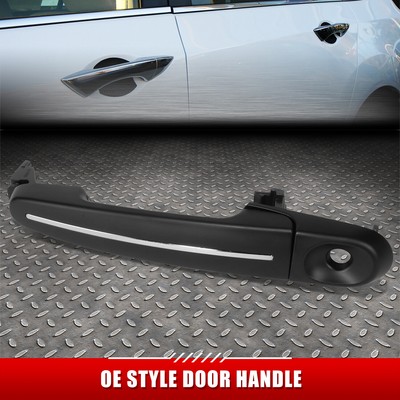 ДЛЯ 09-12 LINCOLN MKS MKT ЧЕРНАЯ/ХРОМИРОВАННАЯ ГЛАДКАЯ РУЧКА ТЯГИ ПЕРЕДНЕЙ ЛЕВОЙ ДВЕРИ ВОДИТЕЛЯ