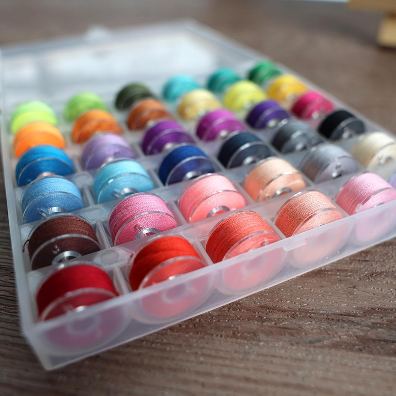 72 PCS Sewing Thread Assortment, 36 Color Thread for Sewing Machine with 36 Same