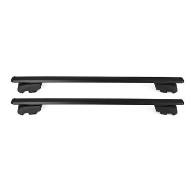 Lockable Roof Rack Cross Bars Carrier for Chevrolet Suburban 2021-2024 Black