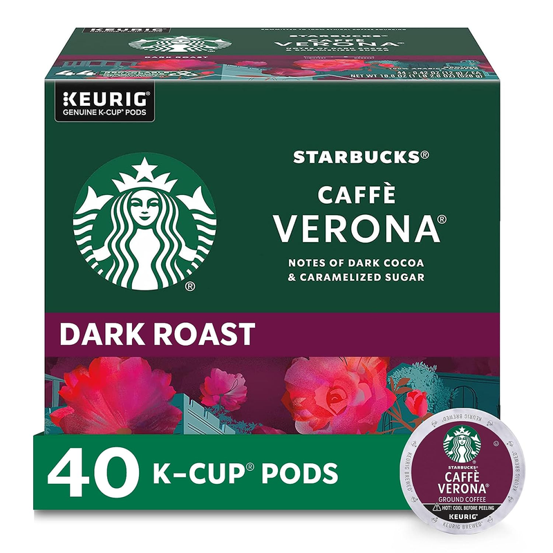 Dark Roast K-Cup Coffee Pods &mdash; Caff&egrave; Verona for Keurig Br