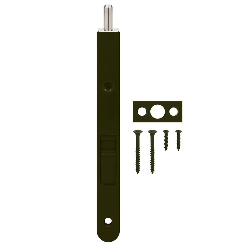 Nuk3Y Heavy Duty 7-Inch Solid Brass Flush Bolt (Oil Rubbed Bronze)