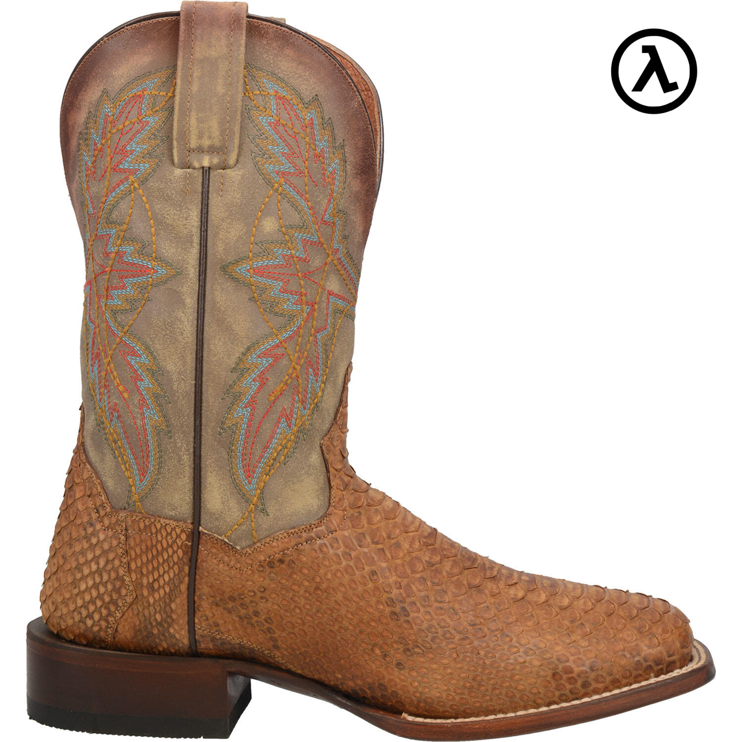 Pre-owned Dan Post Dry Gulch Python Western Cowboy Boots Dp3996 - All Sizes - In Brown