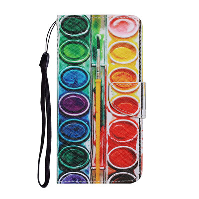 Painting Flip Phone Case For iPhone Huawei Honor Xiaomi Redmi OPPO Vivo Samsung