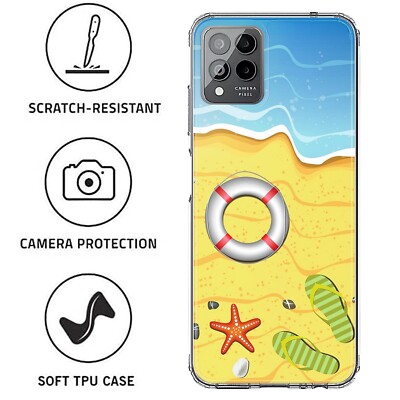 For Samsung Galaxy A35 5g A15 A14 A13 A12 TPU Case+Tempered Glass-GME