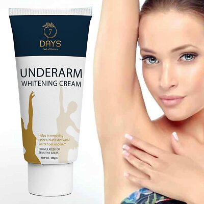 7 Days Dark Under Arm Cream For Whitening/Dark Sp0t Removal Body Creams 100gm.