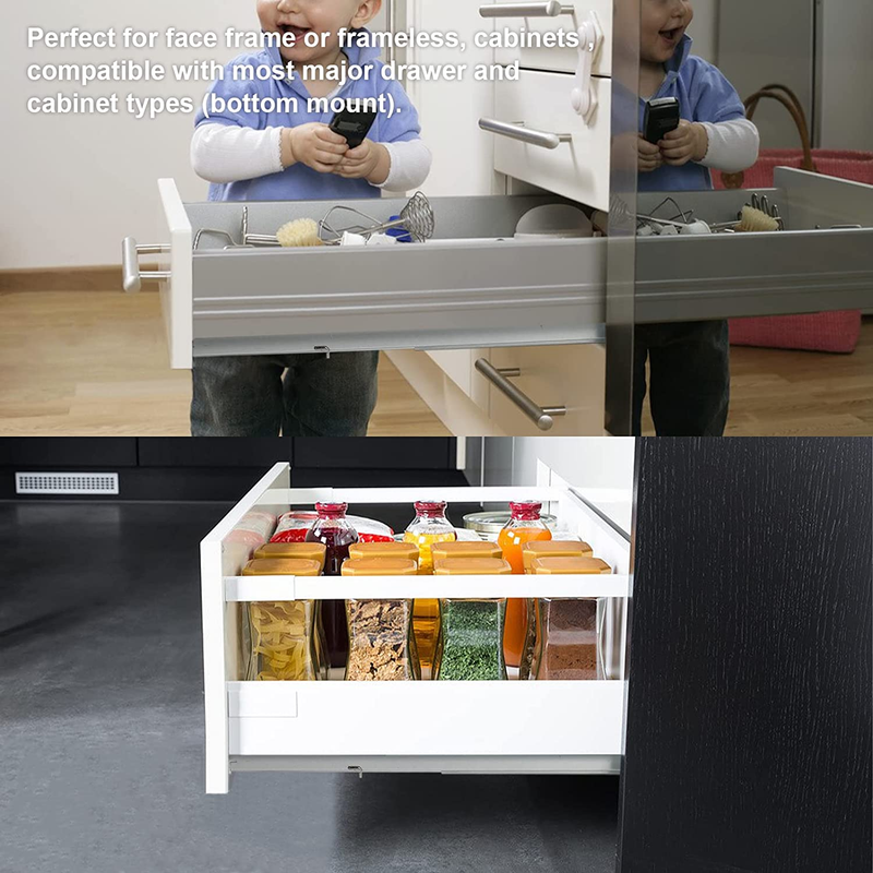 18 Inch Undermount Drawer Slides Heavy Duty Soft Close Drawer Slides 1 Pair Full