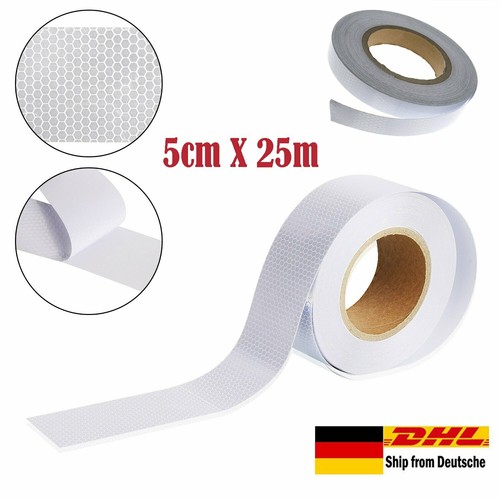 3m x 5cm REFLEXBAND KONTURMARKIERUNG REFLEKTIERENDES KLEBEBAND geeignet für LKW