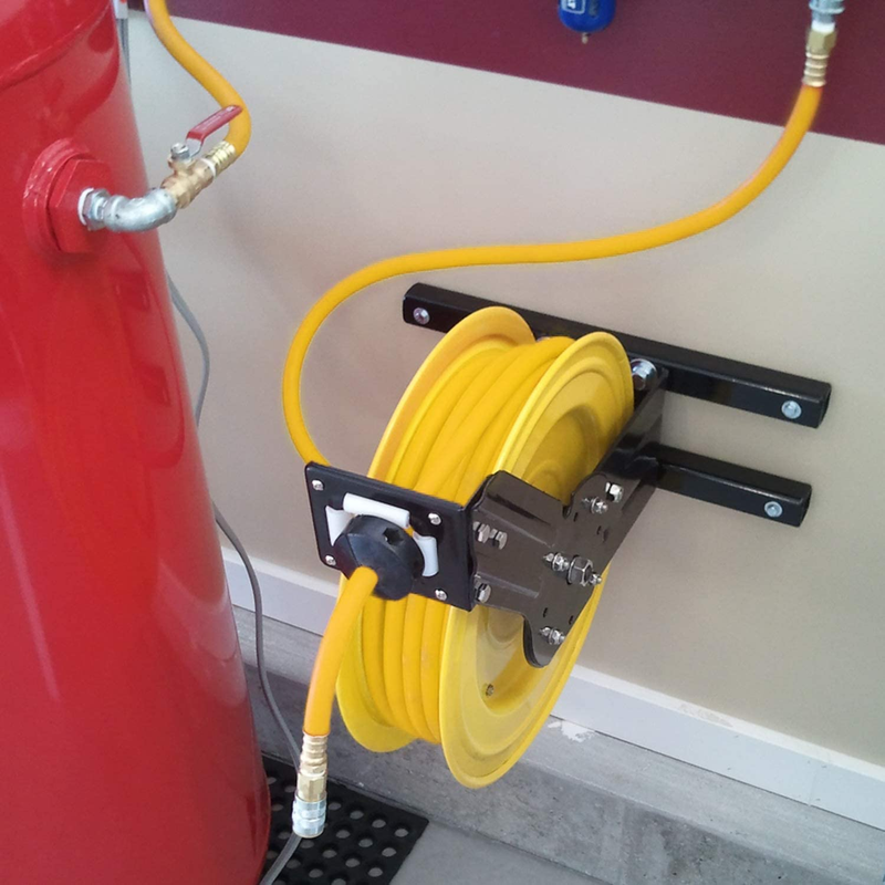 Air Hose 3/8 Inch X 6FT , 1/4"NPT Quick Coupler and Plug Yellow Whip Compressor