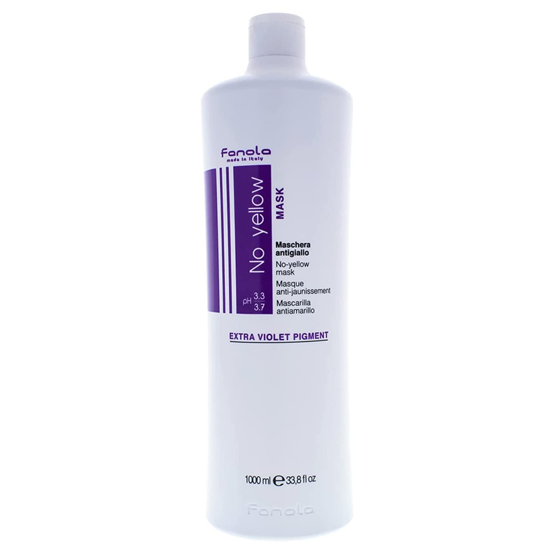 No Yellow Purple Hair Shampoo for Blonde Lightened Decolored Gray