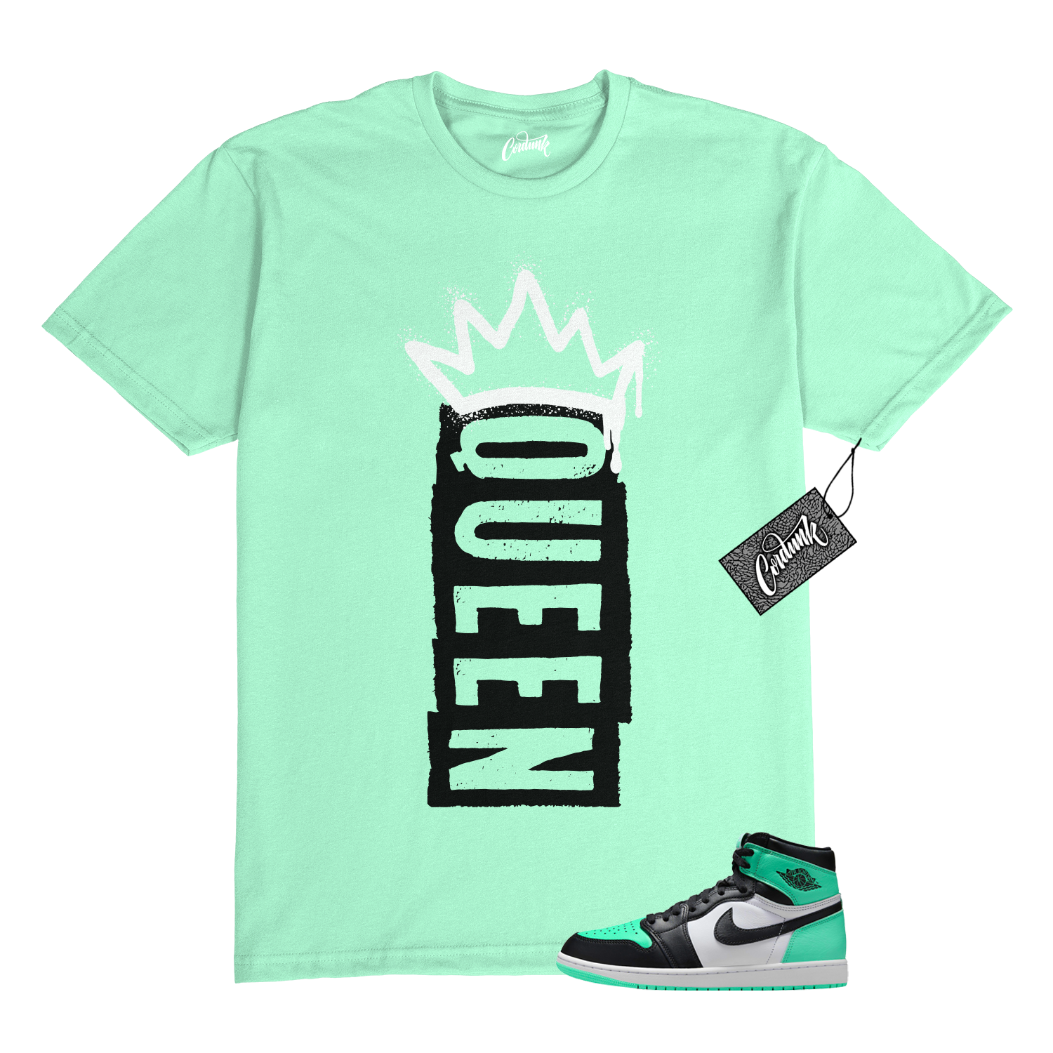 mint green jordan shirt