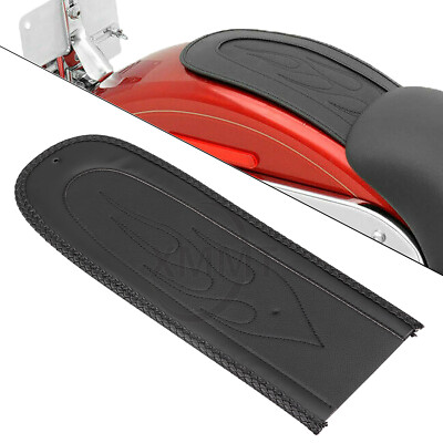 Flame Rear Fender Bib Solo Seat For Harley Dyna Street Bob FXDB Switchback FLD
