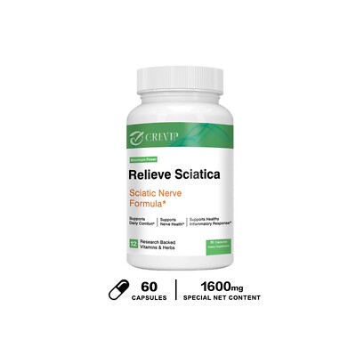 Relieve Sciatica - R-ALA - Natural Nerve Formula, Pain Relief, Anti-inflammatory
