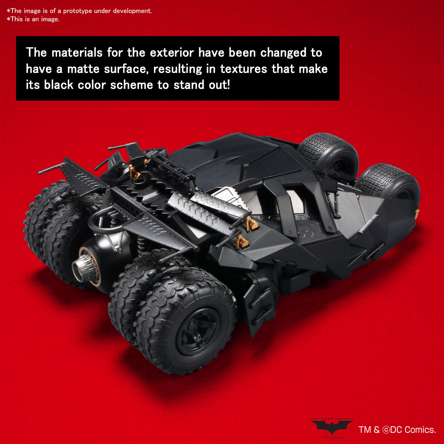 キャラクター BANDAI 1/35 BATMOBILE (BATMAN BEGINS Ver Bandai Batman 1/35 Batmobile (Batman Begins Ver.) - Argama