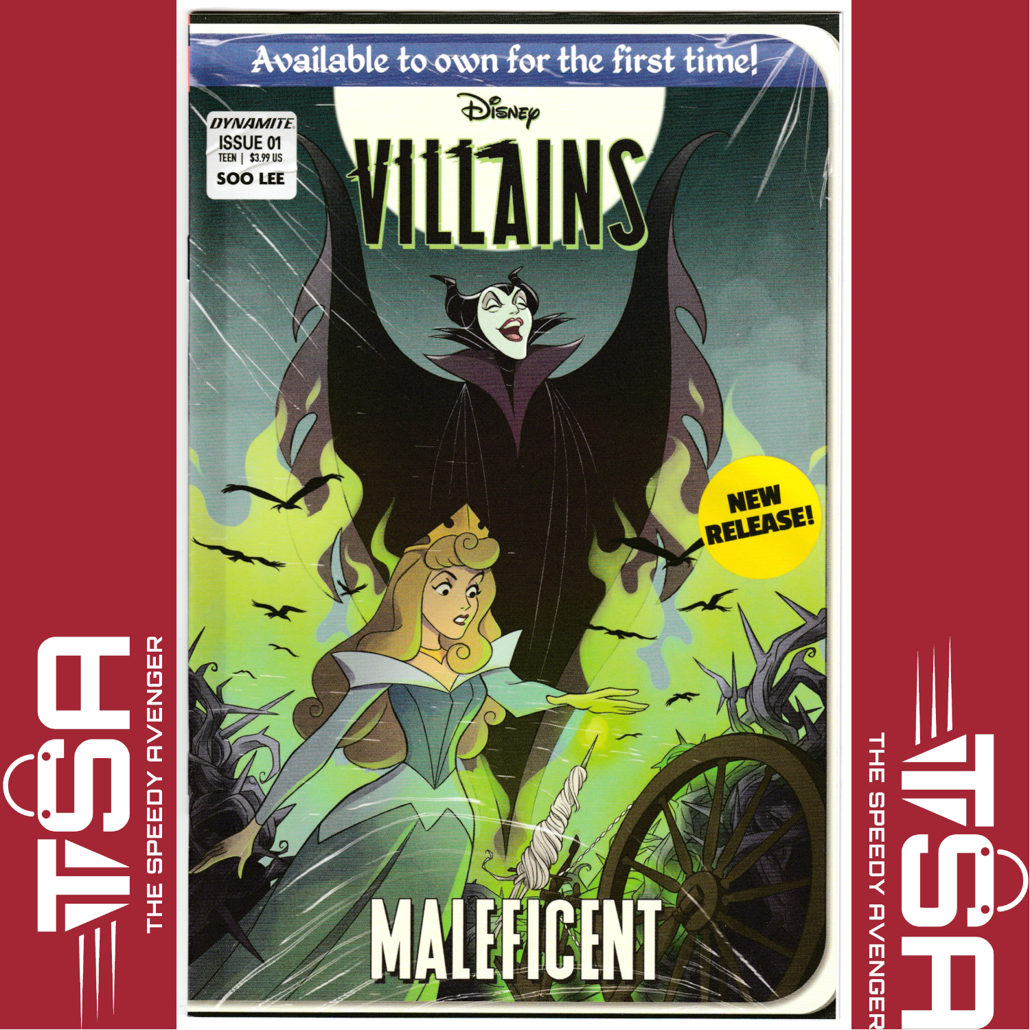 DISNEY VILLAINS MALEFICENT #1 VHS Video Cover 1:10 Incentive Ratio FIRST COMICS